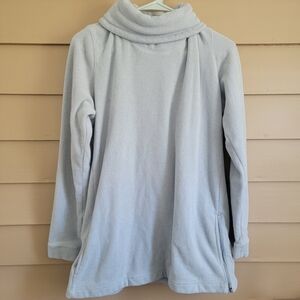 Nike Light Gray Cowl Neck Pullover Sweater